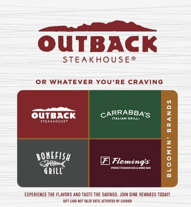 Outback Gift Card